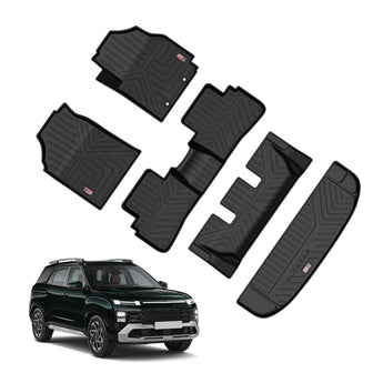 Durable Car Floor Mats for Alcazar designed for 2024 onwards with a custom fit and all-weather protection.