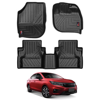 Car Floor Mats for Honda City, designed for 2020 onwards models with durable all-weather protection