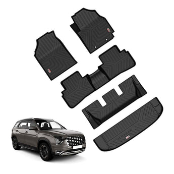 Car Floor Mats for Hyundai Alcazar, durable and stylish, designed to protect your vehicle's interior