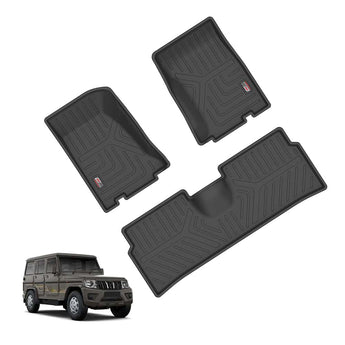 Durable Car Floor Mats for Mahindra Bolero designed for 2011 to 2023 models with a precise fit