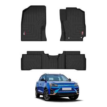 Durable Car Floor Mats for Mahindra Xuv-400 with Non-Slip Design and Easy Installation