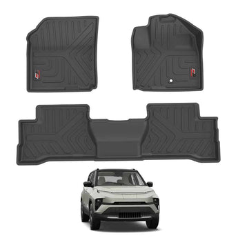 Durable Car Floor Mats for Tata Motors Punch Ev with custom fit and all-weather protection