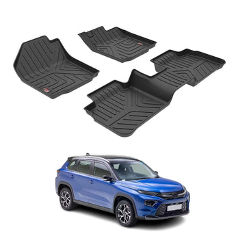 Durable Car Floor Mats for Toyota Hyryder designed for maximum protection and easy cleaning
