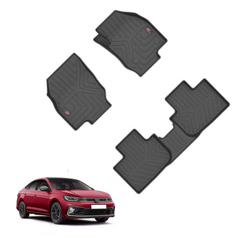 Car Floor Mats for Volkswagen Virtus designed for perfect fit and protection against dirt and stains