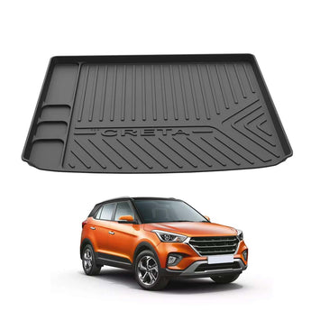 Durable Car Trunk Mat for Hyundai Creta with a sleek design for easy fitting and protection