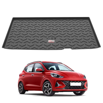 Car Trunk Mat for Hyundai Grand i10 Nios, durable rubber design for optimum protection and fit