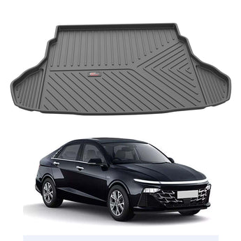 Durable Car Trunk Mat for Hyundai Verna with Custom Fit Design for Enhanced Protection