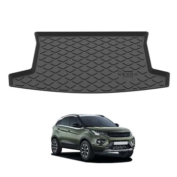 Durable Car Trunk Mat for Tata Nexon designed for perfect fit and easy cleaning