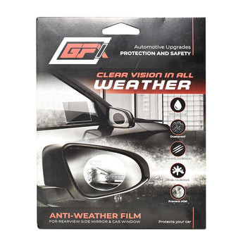 Anti Weather Film for Car, designed for rearview mirrors and windows for clear vision in all weather