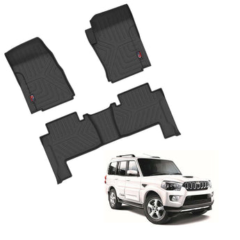 Durable Car Floor Mat for Mahindra Scorpio, custom fit for 2014-2017 models, offering protection and style.