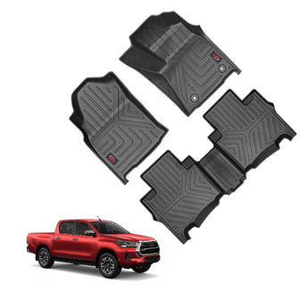Durable Car Floor Mats for Toyota Hilux designed for maximum protection and fit in your vehicle