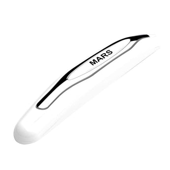GFX Mars Car Door Edge Guard in White with Stylish Chrome Trim for Vehicle Protection