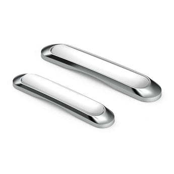 GFX Opal Car Door Edge Guard in sleek chrome finish for protecting car doors from dents and scratches