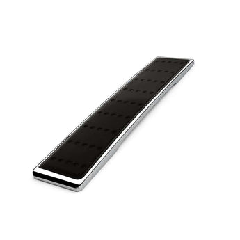 GFX Pluto Car Door Edge Guard in sleek black with chrome trim for protecting vehicle doors