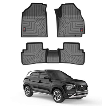 Durable Car Floor Mat for Hyundai Creta, designed for 2020 onwards, perfect fit and all-weather protection
