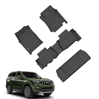 Car Floor Mats for Mahindra Scorpio-N providing all-weather protection and a custom fit