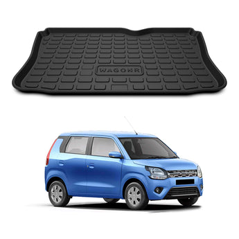 Durable Car Trunk Mat for Maruti Suzuki Wagon-R designed to protect your vehicle's cargo area