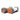 Two rolled Microfiber Cloth for Car & Bike in gray and orange colors for effective cleaning