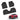 Durable Car Floor Mats for Nissan Magnite offering protection and easy cleaning in black rubber