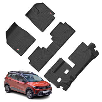 Durable Car Floor Mats for Renault Triber designed for optimal fit and protection against dirt and spills