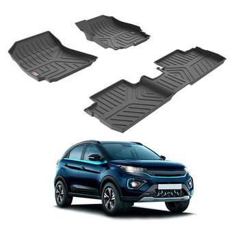 Car Floor Mats for Tata Motors Nexon Ev Max designed for optimal protection and fit