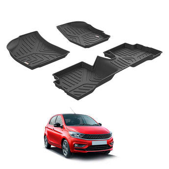 Durable Car Floor Mats for Tata Motors Tiago designed for a perfect fit and easy cleaning