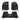 TATA GFX Pro Mat Set in Black for Enhanced Vehicle Carpet Protection and Durability