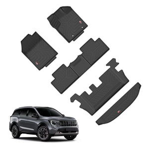 GFX Car Floor Mats for Mahindra XUV 7XO (2026 Onwards) Automatic (7 Seater) With Trunk Mat