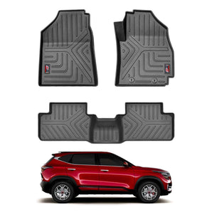 KIA Car Floor Mat Set for 2019-2023 Models with Durable Rubber and Anti-Slip Design
