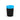 Universal Car ASHTRAY with a sleek black design and blue top for easy disposal of cigarette butts