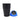 Universal Car Dustbin with a sleek black design and a blue push lid for easy waste disposal