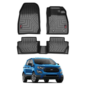 Custom Car Floor Mat for Ford Eco Sports designed for 2012 to 2019 models for maximum protection