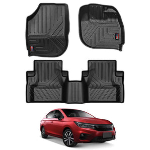 Car Floor Mats for Honda City, designed for 2020 onwards models with durable all-weather protection