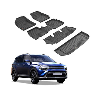 Custom-fit Car Floor Mats for Kia Carens designed to protect against dirt and spills