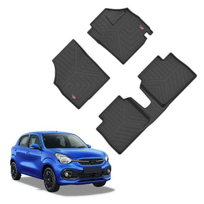 Durable Car Floor Mats for Maruti Suzuki Celerio in Black, Perfect Fit for Vehicle Protection
