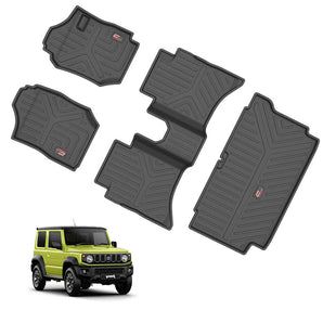 Durable Car Floor Mats for Maruti Suzuki Jimny with Custom Fit and All-Weather Protection