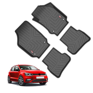 Durable Car Floor Mats for Volkswagen Polo featuring a custom fit for maximum protection