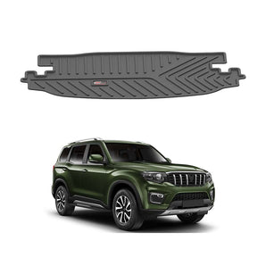 Car Trunk Mat for Mahindra Scorpio-N designed for a perfect fit and durable protection against dirt