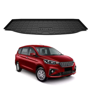 Durable Car Trunk Mat for Maruti Suzuki Ertiga providing protection and a snug fit