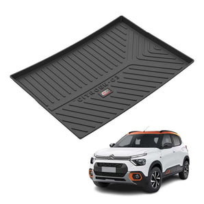 Durable Car Trunk Mat for Citroen C3 designed for 2022 onwards models with a perfect fit