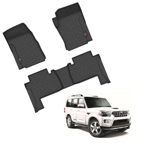 Durable Car Floor Mat for Mahindra Scorpio, custom fit for 2014-2017 models, offering protection and style.