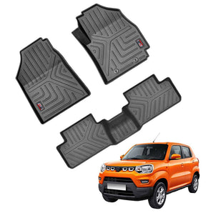 Durable Car Floor Mat for Maruti Suzuki S-Presso with Non-Slip Design for Better Traction