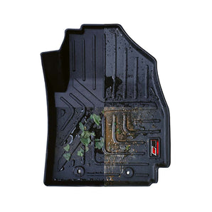 Durable Car Floor Mats for Maruti Suzuki Alto 800 with deep grooves for effective dirt trapping