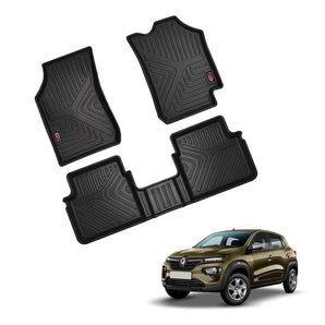 Car Floor Mats for Renault Kwid, durable and custom fit for 2015-2019 models, protecting your vehicle's interior