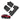 Black all weather rubber floor mats set Car Mats for MAHINDRA XEV 9E with custom fit