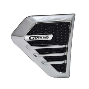 GFX Dynamic Car Side Vent in Chrome Finish for Enhanced Vehicle Styling