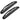GFX Mars Car Door Edge Guard Set in Black for Protecting Vehicle Edges from Dings and Scratches