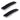 GFX Neptune Car Door Edge Guard Set with Sleek Black Finish for Vehicle Protection