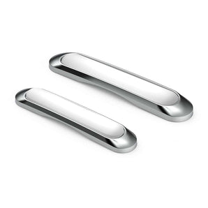 GFX Opal Car Door Edge Guard in sleek chrome finish for protecting car doors from dents and scratches