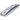 GFX Saturn Car Door Edge Guard in silver with blue accents for vehicle protection
